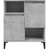  Komoda siva boja betona 60x35x70 cm od konstruiranog drva | shoptok.hr