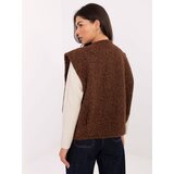 RUE PARIS Vest-IT-KZ-FL9622.29P-brown Cene