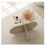 Hanah home sto za dnevnu sobu bubble transparent | ePonuda.com