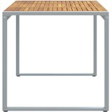  Stol za vrt Siva 160 x 80 x 75 cm Čvrsto drvo akacije | Eponuda.ba