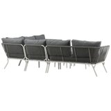 Venture Home Roxo kutna vrtna lounge garnitura, siva | shoptok.hr