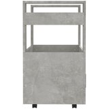  Kuhinjska kolica siva boja betona 60x45x80 cm konstruirano drvo | shoptok.hr