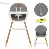 Momi Otroški stol REKI 3v1 - siv | Shoptok.si