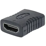 HDMI Adapter [1x Ženski konektor HDMI - 1x Ženski konektor HDMI] Crna pozlaćeni kontakti