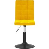 vidaXL Vrtljivi jedilni stoli 4 kosi gorčično rumen žamet, (20947769) | Shoptok.si
