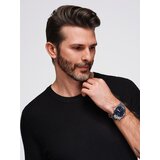 Ombre Men's structured knitted t-shirt - black | Shoptok.si