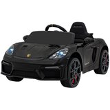  Licencirani Porsche 718 Spyder RS dječji automobil na akumulator s MP4 zaslonom, crni | shoptok.hr