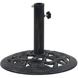 vidaXL Stalak za suncobran crni/brončani 9 kg 40 cm lijevano željezo | shoptok.hr