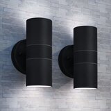  Vrtne zidne svjetiljke 2 kom nehrđajući čelik | shoptok.hr
