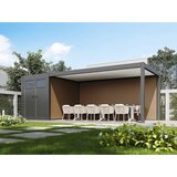 Gardenson Nadstrešek Za Avto Pergoline, Antracit, 3x7,2m | Shoptok.si