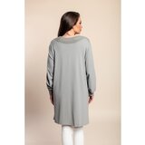 Fenzy Tunika Iz Viskoze, Siva | Shoptok.si