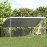  Kavez za piliće 2 pcs Srebrno 400 x 200 x 200 cm Cinkani čelik Cene