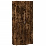  Visoka komoda dimljeni hrast 80x35x180 cm konstruiranog drva | shoptok.hr