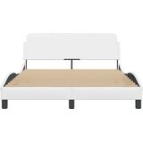  Okvir za krevet Dover bijeli 137x190 cm od umjetne kože | shoptok.hr