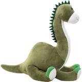 vidaXL plišasta igrača dinozaver brontozaver zelen