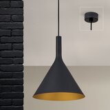 Orion Luster na sajli GUNDA 1xE27/60W/230V Ø 25 cm crna/zlatna | Eponuda.com