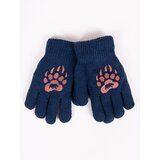 Yoclub Kids's Gloves RED-0200C-AA5A-004 Navy Blue Cene'.'