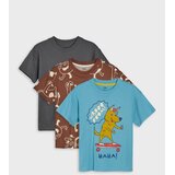 Sinsay Pamučne loose majice s printom 3 pack Cijene