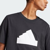 Adidas Tehnička sportska majica ' Future Icons' crna / bijela | shoptok.hr