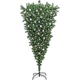 vidaXL Obratno okrenuti umjetni božićni drvce s setom kuglica 240 cm | shoptok.hr