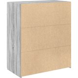  Komoda siva boja hrasta 80x42,5x93 cm od konstruiranog drva | shoptok.hr