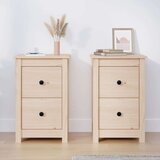  Noćni ormarići 2 kom 40x35x61 5 cm od masivne borovine | shoptok.hr