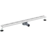  362 Stepeni Odvod za Tuš s Dizajnom Vodilice Srebrno 100 cm | shoptok.hr