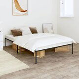 Metalni okvir za krevet crni 120 x 190 cm | shoptok.hr