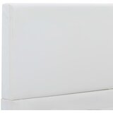  Okvir za krevet od umjetne kože bijeli 140 x 200 cm | shoptok.hr