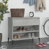 The Living Store Omarica za čevlje betonsko siva 70x36x60 cm inženirski les - Omarica Za Čevlje, (21433928) Cene