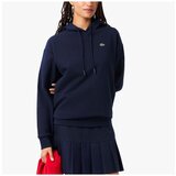 Lacoste Puloverji OVERSIZED FLEECE HOODIE Modra Cene