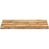 Stolna ploča sa živi rub 120x60x3,8 cm masivno grubo drvo manga | shoptok.hr