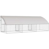  Pasja lopa s shranjevanjem 3 pcs srebrna 6 x 2 x 2 m Jeklo - - Srebrna - 68.4 - 6 x 2 x 2 m - 2025-vidaXL-TOPSELLER | Shoptok.si