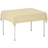 Tkanina za stol Pravokutni Krem bijela 110 x 140 cm | shoptok.hr