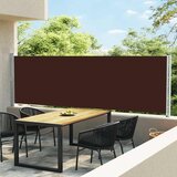 Maison Chic Zložljiva stranska tenda - Senčniki za teraso 140x600 cm rjava, (22039265) | Shoptok.si