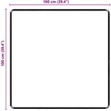  Tepih trkač Crna 100 x 100 cm 100% Polipropilen Tuft | Eponuda.ba