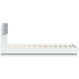 vidaXL Okvir za krevet s uzglavljem bijeli 75x190 cm konstruirano drvo | shoptok.hr