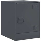 vidaXL Nočna omarica 2 kosa antracit 34,5x39x44 cm jeklo | Shoptok.si