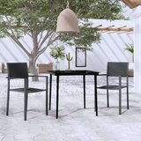  3-dijelni vrtni blagovaonski set crni | shoptok.hr