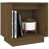  Nočna omarica 2 kosa medeno rjava 40x30x40 cm trdna borovina, (20734608) | Shoptok.si