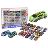 Set sportskih trkaćih autića na navijanje 1:64, 20 kom | shoptok.hr