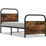 vidaXL Okvir kreveta bez madraca dimljena boja hrasta 80x200 cm drveni | shoptok.hr