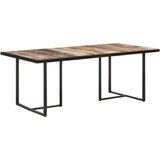vidaXL Blagovaonski stol 200 cm od masivnog obnovljenog drva | shoptok.hr