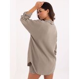 Italy Moda Shirt-MO-KS-9368.98-dark beige | shoptok.hr