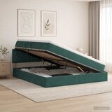  Krevet s od storage Tamnozelena 180 x 200 cm Baršun | shoptok.hr