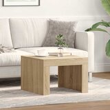  Stolić za kavu boja hrasta 50x50x35 cm konstruirano drvo | shoptok.hr