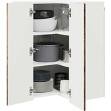  Zidni kuhinjski ormarić s policom Staro drvo 57 x 57 x 80 cm | shoptok.hr