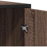 vidaXL Komoda rjavi hrast 94x35x76 cm inženirski les | Shoptok.si