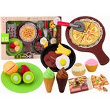  Dječji set brze hrane za igru: pizza, pomfrit, sladoled, 26 dijelova | shoptok.hr