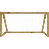 The Living Store Nogometni gol z mrežo 120x60x80 cm impregnirana borovina - Nogometni Gol, (21417489) | Shoptok.si